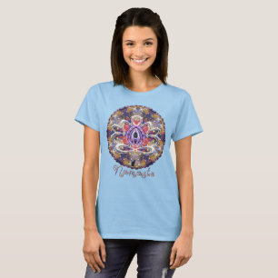 Camiseta Lustroso Zen Lótus Namaste