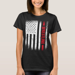 Camiseta Luta 6 da bandeira dos Estados Unidos do Esporte