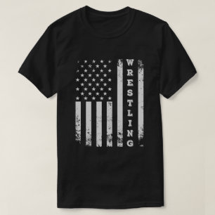 Camiseta Luta American Flag USA Cote Wrestler