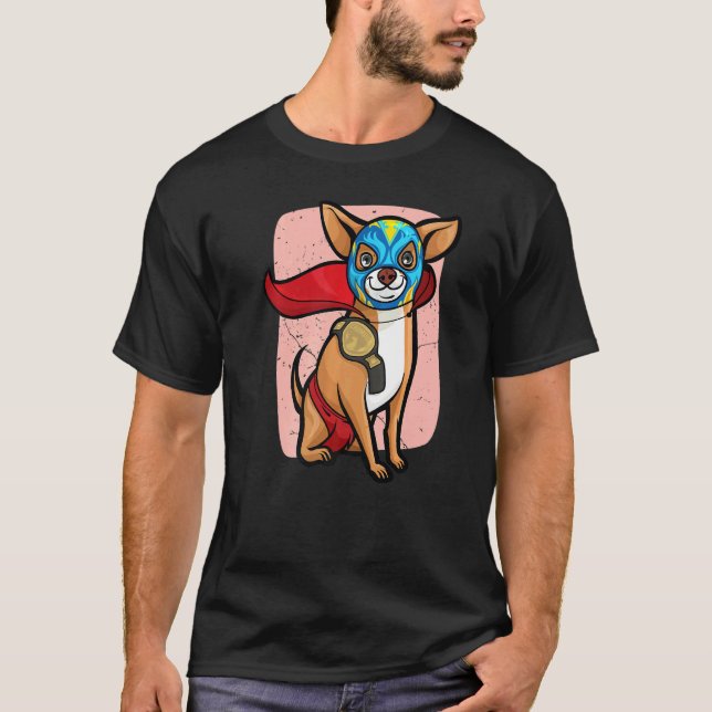 Camiseta Luta Chihuahua Lucha Libre (Frente)