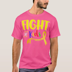 Camiseta Luta Como Crianças Friso De Sobrevivente de câncer