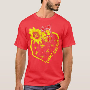 Camiseta Luta Como Crianças Sensibilização Para O Cancer Do