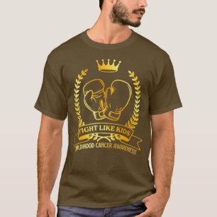 Camiseta Luta Como Crianças Sensibilização Para O Cancer Mê