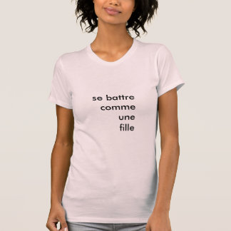 Camiseta Luta como uma menina