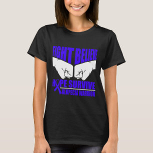 CAMISETA LUTA CONTRA A ESPERANÇA SOBREVIVER À ALOPECIA WARR