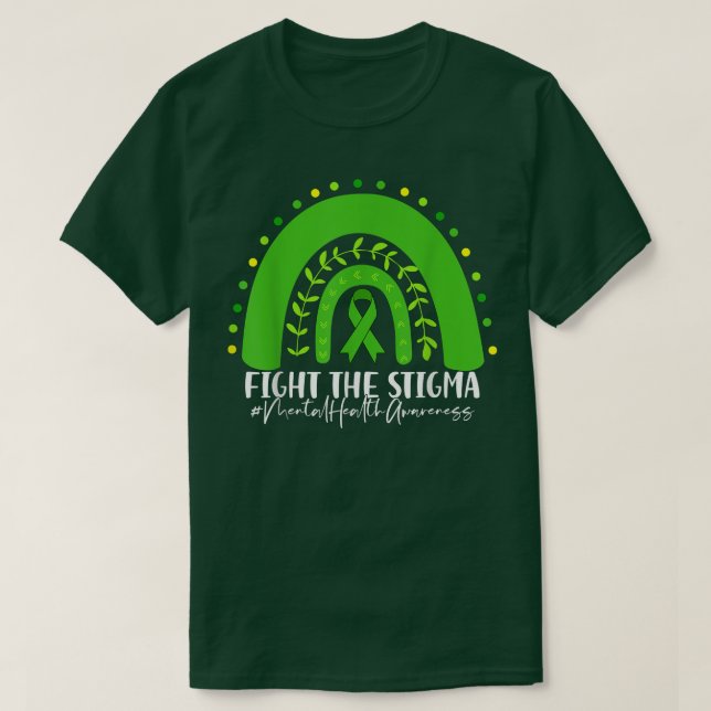Camiseta Luta Contra A Estigma Saúde Mental Importa Saúde M (Frente do Design)