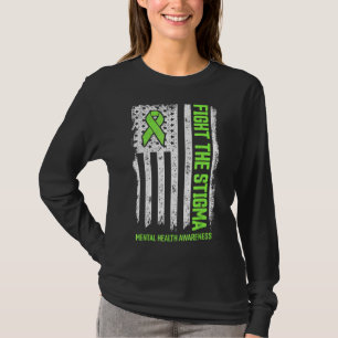 Camiseta Luta Contra A Estigma Saúde Mental Importa Saúde M