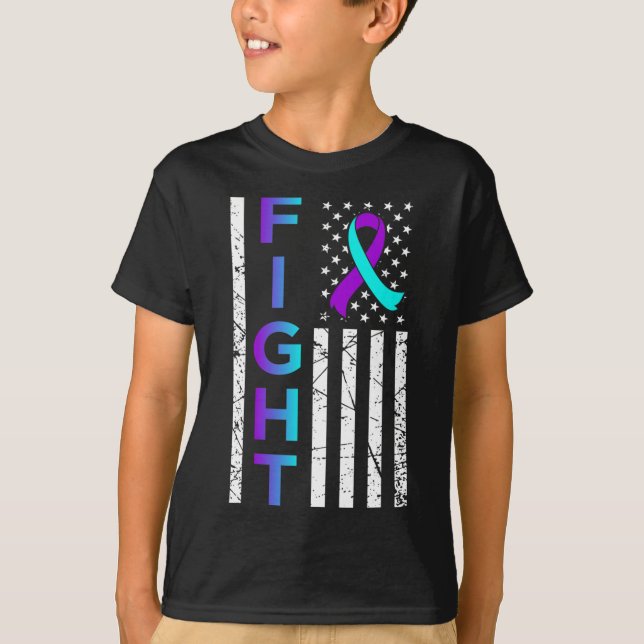 Camiseta Luta Contra A Felicidade Suicida - Gra (Frente)