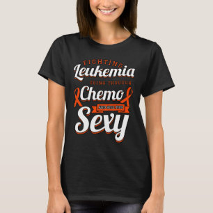Camiseta Luta contra a leucemia Dotação de Quimioterapia pa