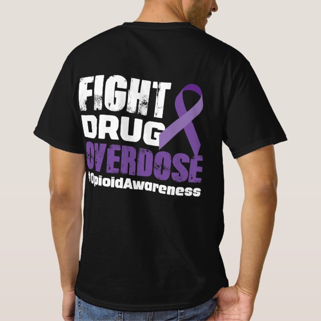 Camiseta Luta contra a overdose (Verso)
