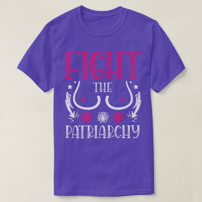 Camiseta Luta Contra A Patriarquia Por Um Feminismo Feminis (Frente do Design)