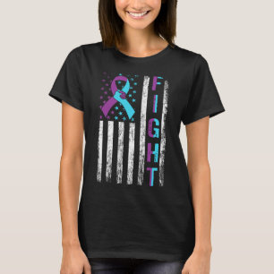 Camiseta Luta contra a prevenção suicida Sensibilização par