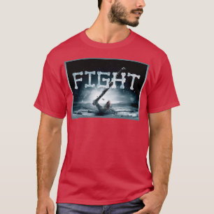 Camiseta LUTA contra a saia clássica preta
