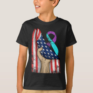 Camiseta Luta Contra A Sensibilização Contra O Suicídio _2