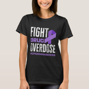 Camiseta Luta Contra A Sobredosagem Com Medicamentos Prurid