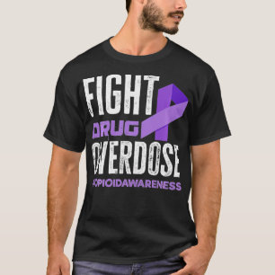 Camiseta Luta Contra A Sobredosagem Com Medicamentos Prurid