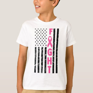 Camiseta Luta Contra A Sobrevivência Da Mama Cancer Da Mama