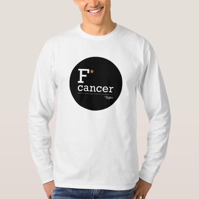 Camiseta luta contra cancer manga longa (Frente)