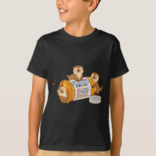 Camiseta Luta Contra Depressão Lontra Engraçada Meninos Men