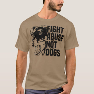 Camiseta Luta Contra O Abuso Não CachorrosDireitos Dos Anim