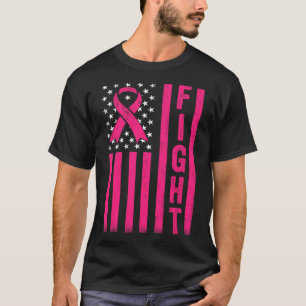 Camiseta Luta contra o guerreiro americano Cancer A