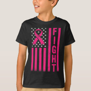 Camiseta Luta contra o guerreiro americano Cancer A