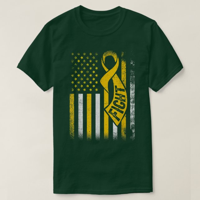 Camiseta Luta contra o Sobrevivente de câncer Cancer de Inf (Frente do Design)