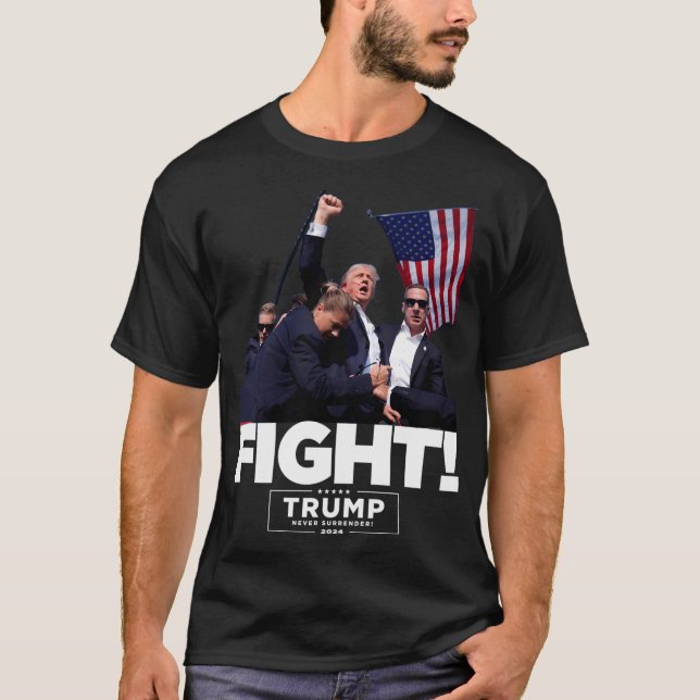 Camiseta Luta Contra O Trunfo Nunca Se Rende (Frente)