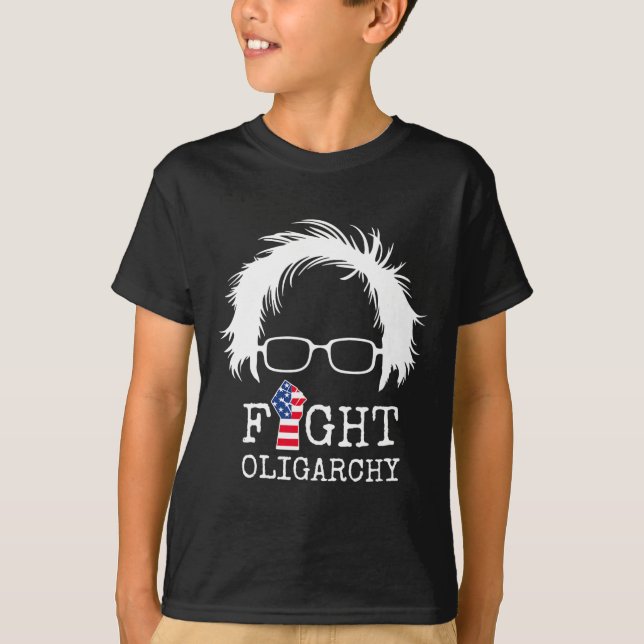 Camiseta Luta Contra Os Sanders Da Oligarchy E A Liberdade  (Frente)