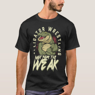 Camiseta Luta de Alligador não para o frágil crocodilo Ani