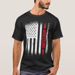 Camiseta Luta de Bandeira Esportiva dos EUA 6