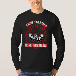 Camiseta Luta de Barra de Braço Menos conversa, mais luta