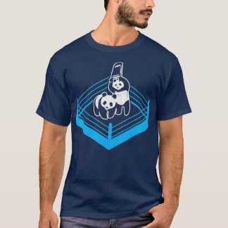 Camiseta Luta de combate à cadeira do urso de Panda