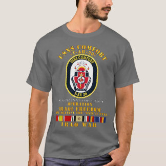 Camiseta Luta de Conforto USNS contra o Eixo da Mau w Iraqu
