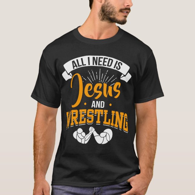Camiseta Luta de Deus para Jesus cristão (Frente)