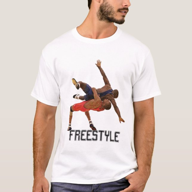 Camiseta Luta de estilo livre (Frente)