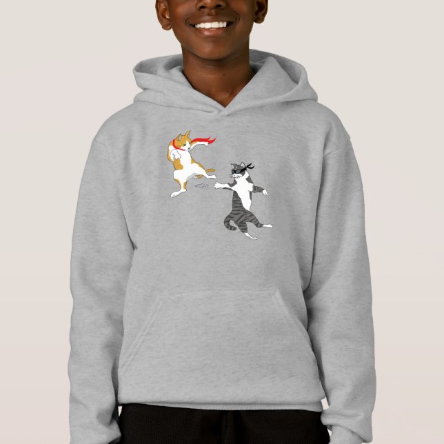Camiseta Luta de gatos (Frente)