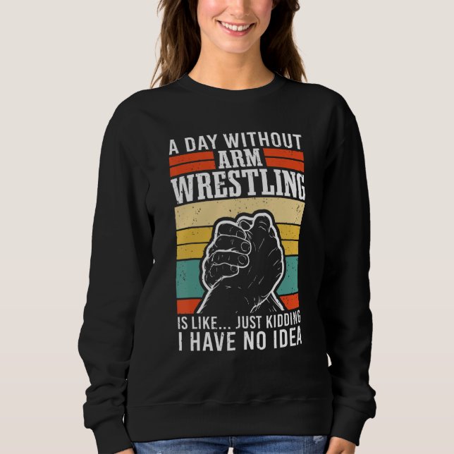 Camiseta Luta de Mão e Lutador de Braços (Frente)