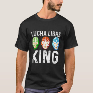 Camiseta Luta de máscara do luchador mexicano Luchador Luch
