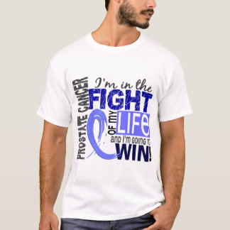 Camiseta Luta de meu cancro da próstata da vida
