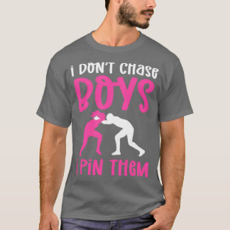 Camiseta Luta de Motif da Garota de Luta Feminina