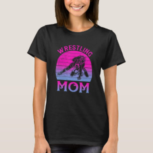 Camiseta Luta de Retro Mãe Esportiva Mama Lutadora da Mãe