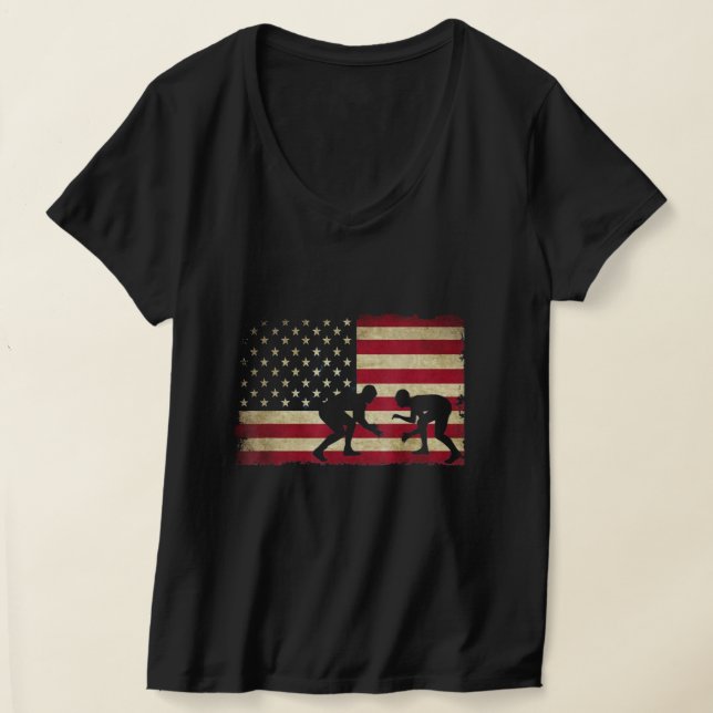 Camiseta Luta de Sinalizador Americano (Postura )