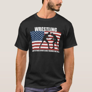 Camiseta LUTA de Sinalizador dos EUA porque outros esportes