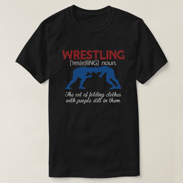 Camiseta Luta Definição Say Wrestler Luta (Frente do Design)