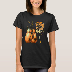 Camiseta Luta Dela é Minha Luta Luvas de Boxe Conscientizaç