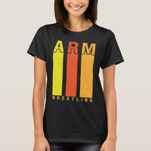 Camiseta Luta do braço de luta contra a afronta (Frente)