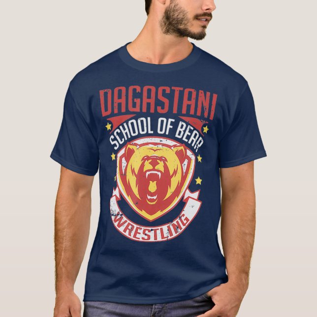 Camiseta Luta do Urso Dagastani Sambo MMA Grappling (Frente)