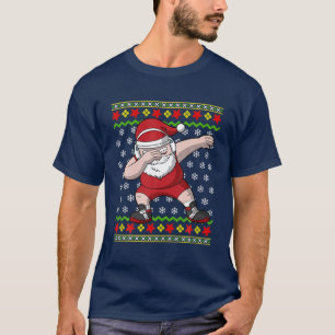 Camiseta Luta Fofo de Natal Fingido - Presente Santa Claus