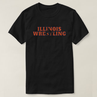 Camiseta Luta Illinois Equipe Freestyle Wrestler Gear